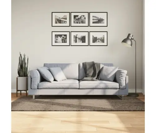 Vaip "Istan", Kõrge Narmaga, Läikiv Välimus, Hall, 100X200 Cm