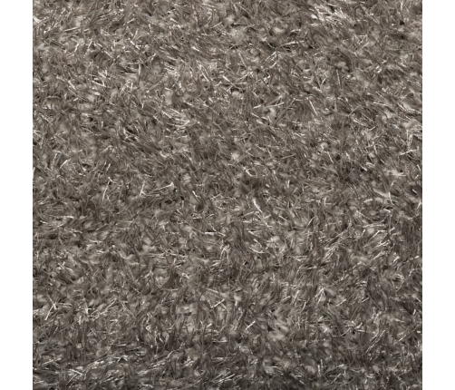 Vaip "Istan", Kõrge Narmaga, Läikiv Välimus, Hall, Ø 80 Cm