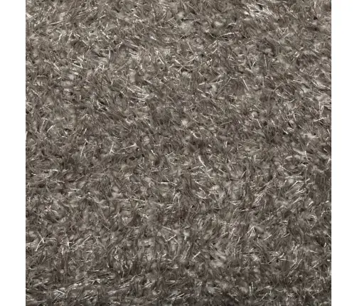 Vaip "Istan", Kõrge Narmaga, Läikiv Välimus, Hall, Ø 120 Cm