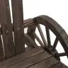 Dārza Adirondack Stila Krēsli, 4 Gab., Egles Masīvkoks Vidaxl
