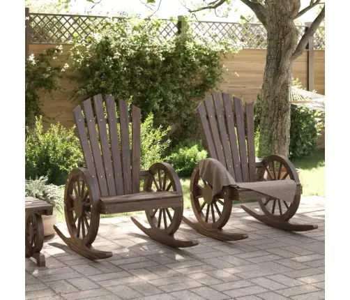 Supama Adirondack Kėdės, 2Vnt., Eglės Medienos Masyvas