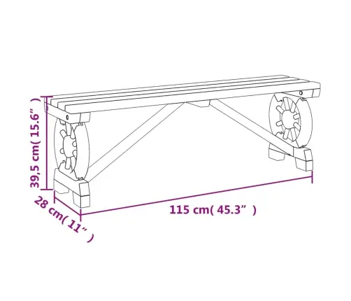 Dārza Soli, 2 Gab., Egles Masīvkoks Vidaxl
