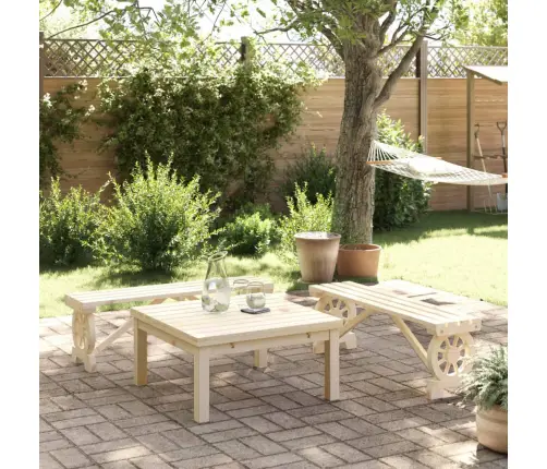 Dārza Soli, 2 Gab., Egles Masīvkoks Vidaxl