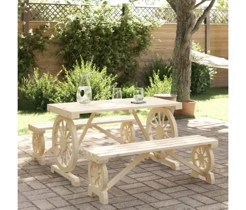 3-Osaline Aia Söögimööbli Komplekt, Nulupuit