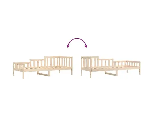 Gulta Bez Matrača, 80X200 Cm, Priedes Masīvkoks Vidaxl