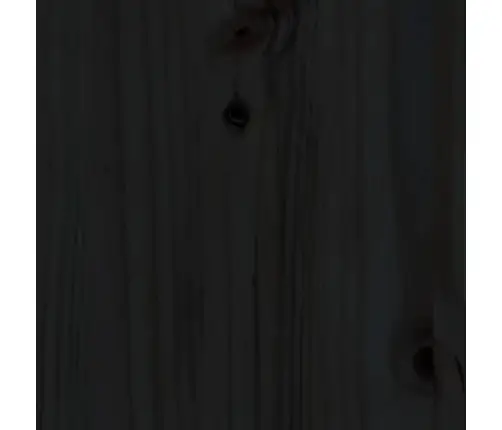 Päevavoodi, Must, 80 X 200 cm Männipuit