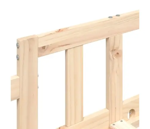 Gulta Bez Matrača, 90X190 Cm, Priedes Masīvkoks Vidaxl