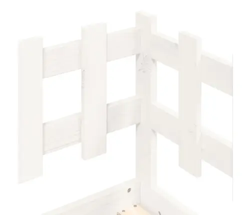 Päevavoodi Ilma Madratsita, Valge, 80 X 200 cm Männipuit