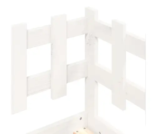 Lova Be Čiužinio, Balta, 90X200cm Pušies Medienos Masyvas