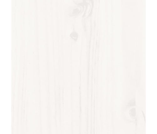 Izvelkama Gulta, Balta, 2X(80X200) Cm, Priedes Masīvkoks Vidaxl