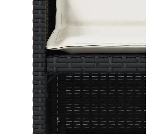 Dārza Krēsli, 4 Gab., Ar Matračiem, Pe Rotangpalma, Melni Vidaxl