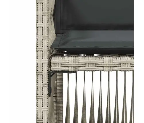 Dārza Krēsli Ar Matračiem, 4 Gab., Gaiši Pelēka Pe Rotangpalma Vidaxl Dārza Krēsli Ar Matračiem, 4 Gab., Gaiši Pelēka Pe Rotangpalma Vidaxl