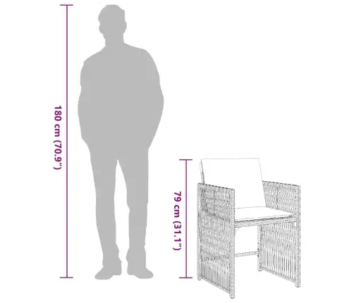 Sodo Kėdės Su Pagalvėlėmis, 4Vnt., Juodos Spalvos, Poliratanas Sodo Kėdės Su Pagalvėlėmis, 4Vnt., Juodos Spalvos, Poliratanas