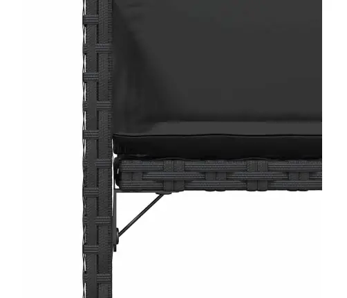 Dārza Krēsli, 4 Gab., Ar Matračiem, Pe Rotangpalma, Melni Vidaxl Dārza Krēsli, 4 Gab., Ar Matračiem, Pe Rotangpalma, Melni Vidaxl