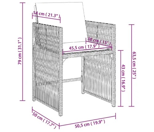 Dārza Krēsli Ar Matračiem, 4 Gab., Bēša Pe Rotangpalma Vidaxl Dārza Krēsli Ar Matračiem, 4 Gab., Bēša Pe Rotangpalma Vidaxl