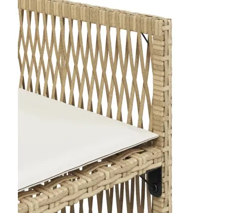 Dārza Krēsli Ar Matračiem, 4 Gab., Bēša Pe Rotangpalma Vidaxl Dārza Krēsli Ar Matračiem, 4 Gab., Bēša Pe Rotangpalma Vidaxl