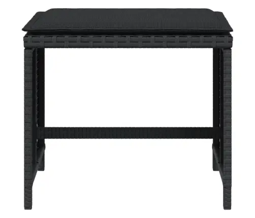 Aiatoolid Koos Istmepatjadega 4 Tk, Must, Polürotang