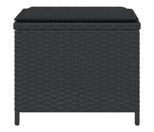 Aiatoolid Koos Istmepatjadega 4 Tk, Must, Polürotang