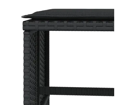 Aiatoolid Koos Istmepatjadega 4 Tk, Must, Polürotang