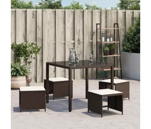 Aiatoolid Koos Istmepatjadega 4 Tk, Pruun, Polürotang