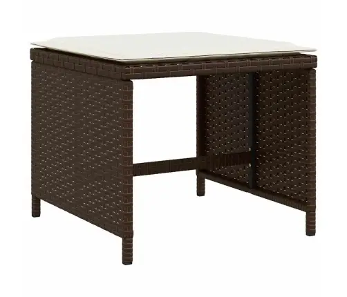 Aiatoolid Koos Istmepatjadega 4 Tk, Pruun, Polürotang