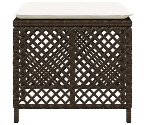 Aiatoolid Koos Istmepatjadega 4 Tk, Pruun, Polürotang