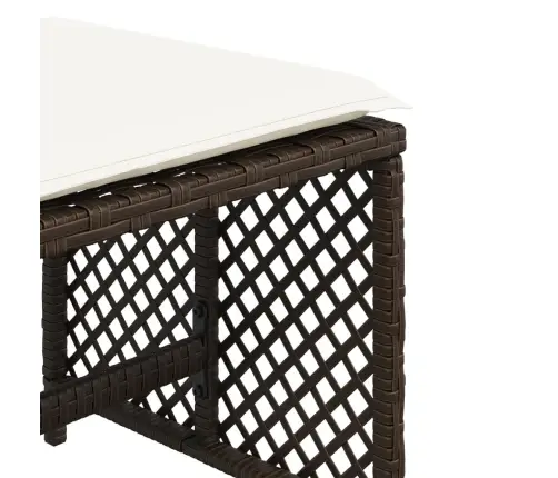 Aiatoolid Koos Istmepatjadega 4 Tk, Pruun, Polürotang