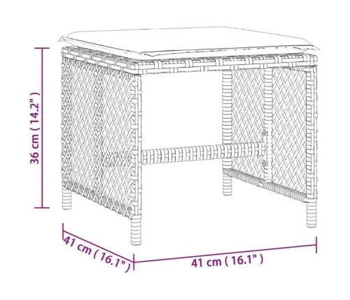 Aiatoolid Koos Istmepatjadega 4 Tk, Pruun, Polürotang