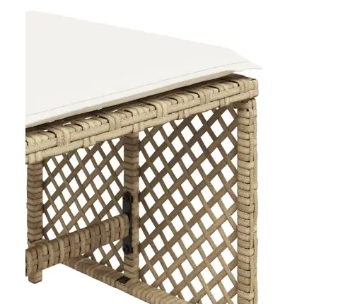 Aiatoolid Koos Istmepatjadega 4 Tk, Beež, Polürotang