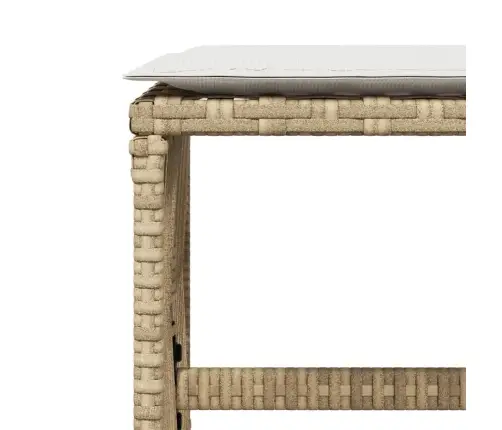 Dārza Soli Ar Matračiem, 4 Gab., Bēši, 41X41X36 Cm, Pe Vidaxl