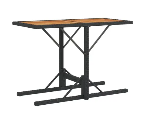 Bistro Komplektas Su Pagalvėlėmis, 3 Dalių, Juodas, Poliratanas