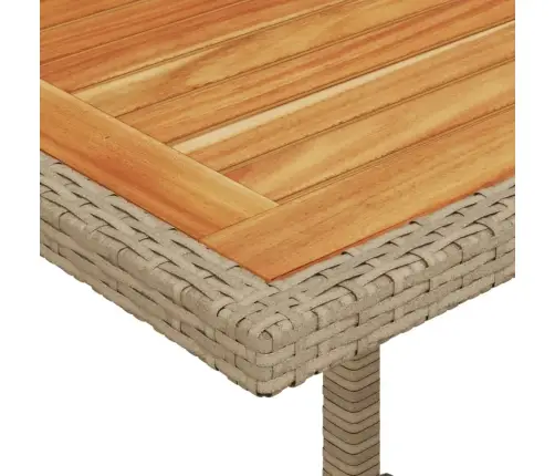 3-Osaline Bistrookomplekt Patjadega, Beež, Polürotang