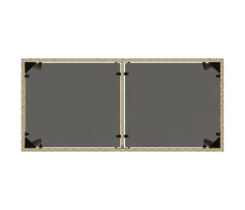 5-Osaline Aiamööbli Komplekt Patjadega, Beež, Polürotang