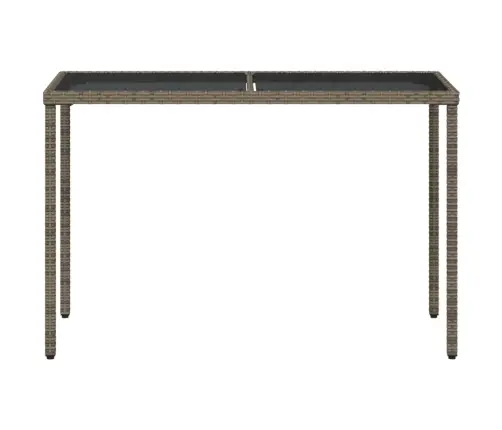 5-Daļīgs Dārza Mēbeļu Komplekts, Matrači, Pelēka Pe Rotangpalma Vidaxl