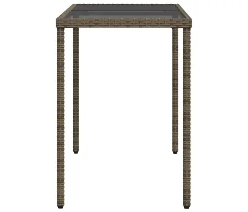 5-Daļīgs Dārza Mēbeļu Komplekts, Matrači, Pelēka Pe Rotangpalma Vidaxl