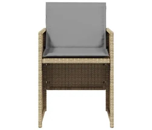 5-Daļīgs Dārza Mēbeļu Komplekts Ar Matračiem, Pe Rotangpalma Vidaxl