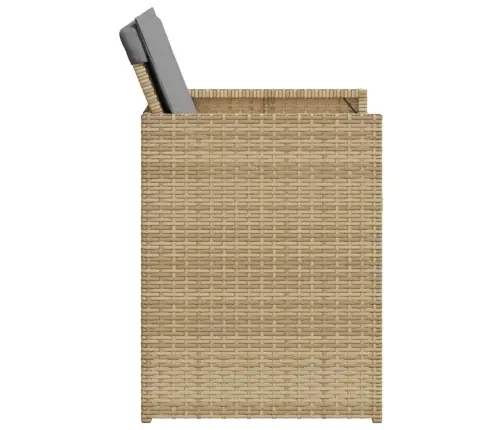 5-Daļīgs Dārza Mēbeļu Komplekts Ar Matračiem, Pe Rotangpalma Vidaxl