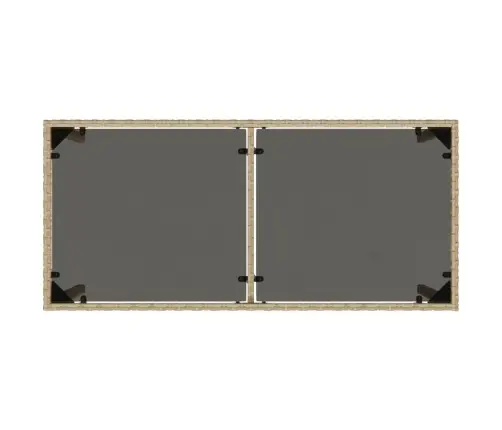 5-Daļīgs Dārza Mēbeļu Komplekts Ar Matračiem, Pe Rotangpalma Vidaxl