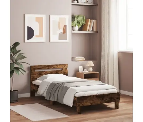 Lovos Rėmas Be Čiužinio Su Galvūgaliu, Ąžuolo, 100X200Cm