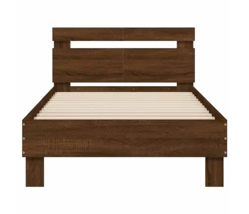 Lovos Rėmas Su Galvūgaliu/Be Čiužinio, Ruda, 100X200Cm