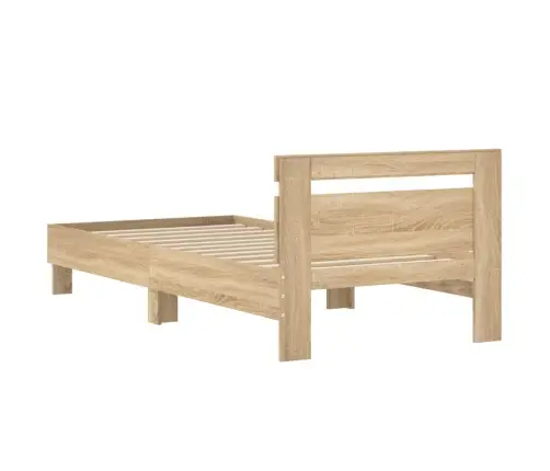 Lovos Rėmas Su Galvūgaliu, Ąžuolo, 90X190cm Apdirbta Mediena