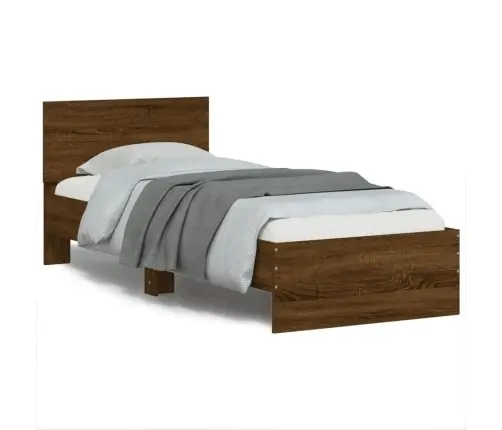 Lovos Rėmas Su Galvūgaliu/Be Čiužinio, Ruda, 75X190Cm