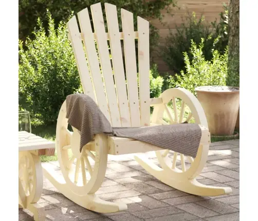 Dārza Šūpuļkrēsls, Egles Masīvkoks Vidaxl