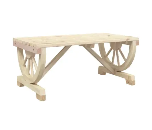 Sodo Kavos Staliukas, 90X50X40cm Eglės Medienos Masyvas