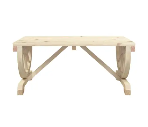 Sodo Kavos Staliukas, 90X50X40cm Eglės Medienos Masyvas