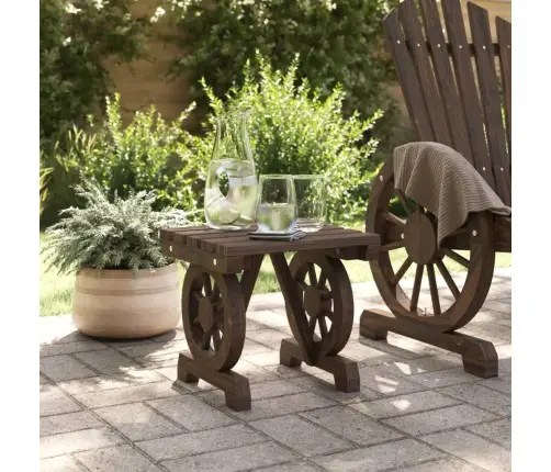 Dārza Kājsoliņš, 40X36,5X38,5 Cm, Egles Masīvkoks Vidaxl