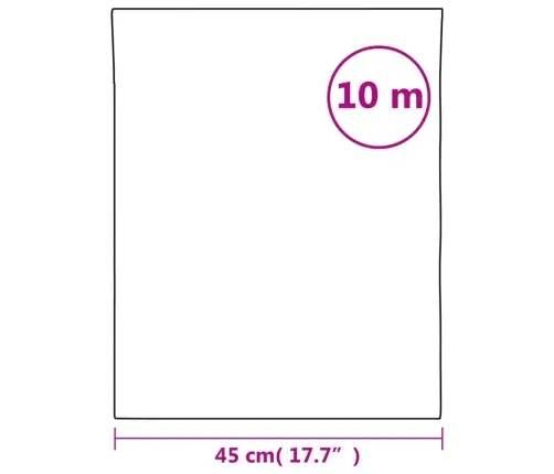 Loga Plēve, Matēta, Strīpas, 45X1000 Cm, Pvc Vidaxl