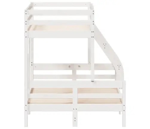 Divstāvu Gulta, 90X200/120X200 Cm, Balta, Priedes Masīvkoks Vidaxl Divstāvu Gulta, 90X200/120X200 Cm, Balta, Priedes Masīvkoks Vidaxl