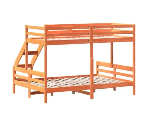 Narivoodi, 90X200/140X200 cm Vahapruun, Männipuit