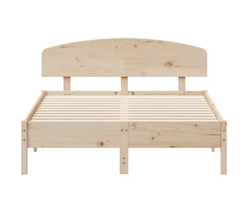 Gulta Bez Matrača, 120X190 Cm, Priedes Masīvkoks Vidaxl